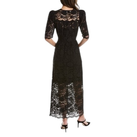 Hunter Bell Eloise Lace Maxi Dress Black - Picture 3 of 8